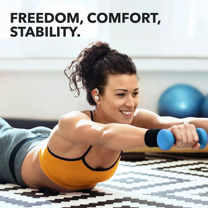 TV, Audio-Video si Foto - Portabile audio - Casti audio - Casti Wireless pentru Sport, Albastrutooth, Waterproof - Anker SoundCore X20 (A3968G21) - Alb - Infinity.ro