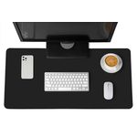 PC, gaming si accesorii - Periferice PC - Mousepad - Pad pentru mouse si tastatura antiderapant 90 x 45 negru - Infinity.ro