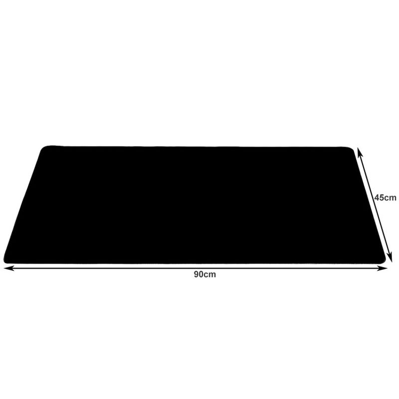 PC, gaming si accesorii - Periferice PC - Mousepad - Pad pentru mouse si tastatura antiderapant 90 x 45 negru - Infinity.ro