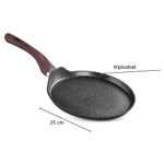 Casa si Gradina - Bucatarie si vesela - Vase pentru gatit - Tigai si seturi - Tigaie pentru clatite/pancakes BML-25, triplustrat, antiaderenta, diametru 25 cm - Infinity.ro