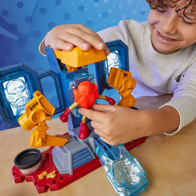 Jucarii, Copii si Bebe - Jucarii si jocuri - Figurine - Play doh Iron Man laboratorul de armura - Infinity.ro