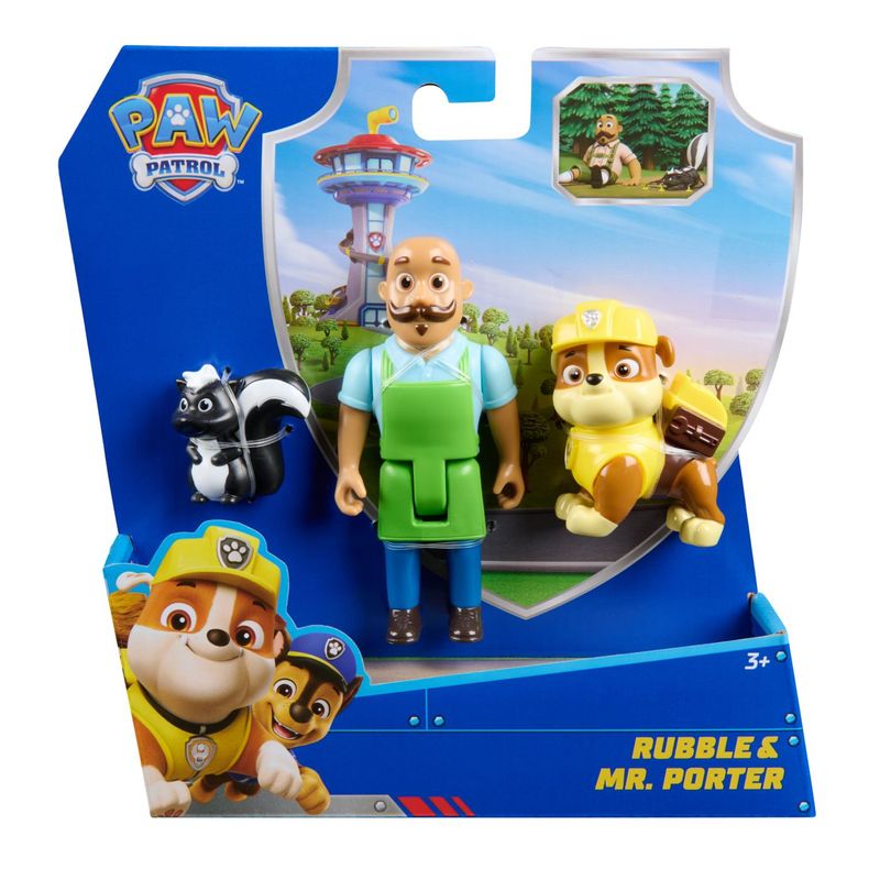 Jucarii, Copii si Bebe - Jucarii si jocuri - Figurine - Patrula catelusilor set 3 figurine Rubble si Mr Porter - Infinity.ro
