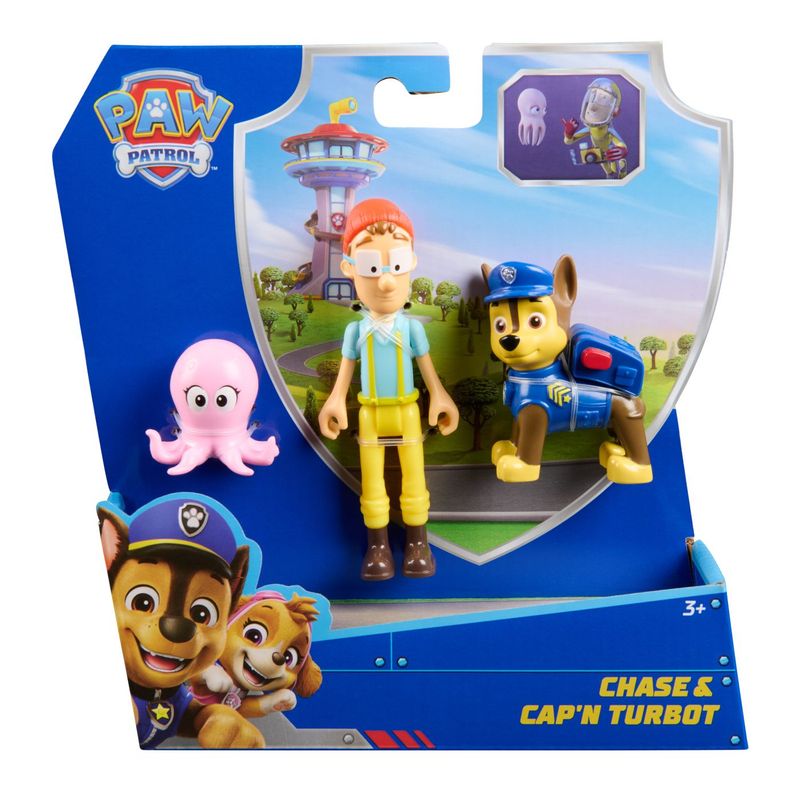 Jucarii, Copii si Bebe - Jucarii si jocuri - Figurine - Patrula catelusilor set 3 figurine Chase si Capitanul Turbot - Infinity.ro