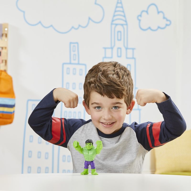 Jucarii, Copii si Bebe - Jucarii si jocuri - Figurine - Spidey prietenii extraordinari figurina Hulk 10cm - Infinity.ro