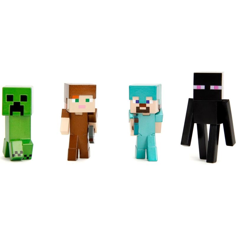 Jucarii, Copii si Bebe - Jucarii si jocuri - Figurine - Jada minecraft set 4 figurine metalice 6.5cm - Infinity.ro