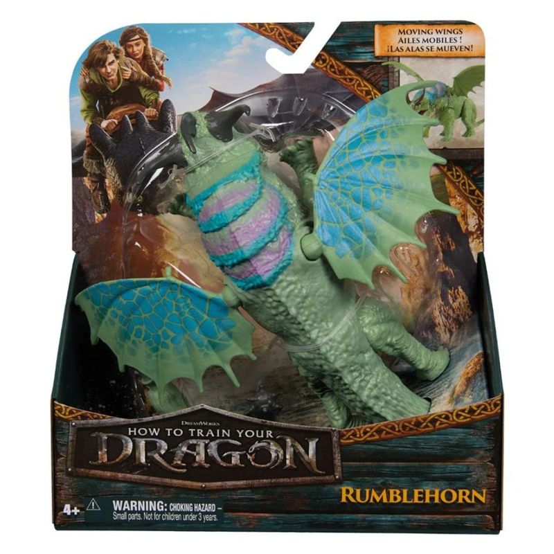 Jucarii, Copii si Bebe - Jucarii si jocuri - Figurine - Cum sa iti dresezi dragonul figurina rumblehorn 20cm - Infinity.ro