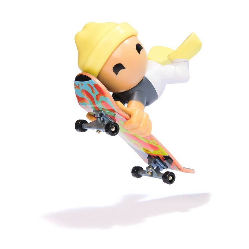 Jucarii, Copii si Bebe - Jucarii si jocuri - Figurine - Tech dech sk8 crew pachet placa si figurina 9.6cm sapca galbena - Infinity.ro