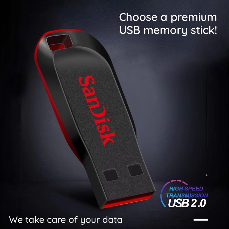 PC, gaming si accesorii - Periferice PC - Memorii USB - Stick de Memorie 128GB, USB 2.0 - SanDisk (SDCZ50-128G-B35) - Negru / Rosu - Infinity.ro