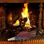 Casa si Gradina - Gradina si terasa - Gratare si accesorii - Accesorii gratare - Suflanta de aer manuala tip burduf, din lemn, pentru aprinderea focului la gratare, sobe si seminee, 40x17cm - Infinity.ro