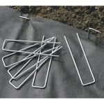 Casa si Gradina - Gradinarit si plante - Unelte gradinarit - Accesorii pentru unelte gradinarit - Set 10 bucati cuie metalice pentru fixare folie antiburuieni 4x15cm - Infinity.ro