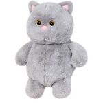 Jucarii, Copii si Bebe - Jucarii si jocuri - Jucarii de plus - Plus pisica gri 35cm - Infinity.ro