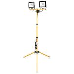Casa si Gradina - Corpuri si surse de iluminat - Iluminat comercial si industrial - Proiectoare si lampi de lucru - Trepied cu 2 proiectoare cu LED 2x20W, 1600 lm, cablu alimentare 2.5 m, IP65 - Infinity.ro