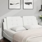 Casa si Gradina - Mobilier - Paturi si accesorii - Accesorii paturi - Tablie de pat Alb 140 cm Lemn compozit - Infinity.ro