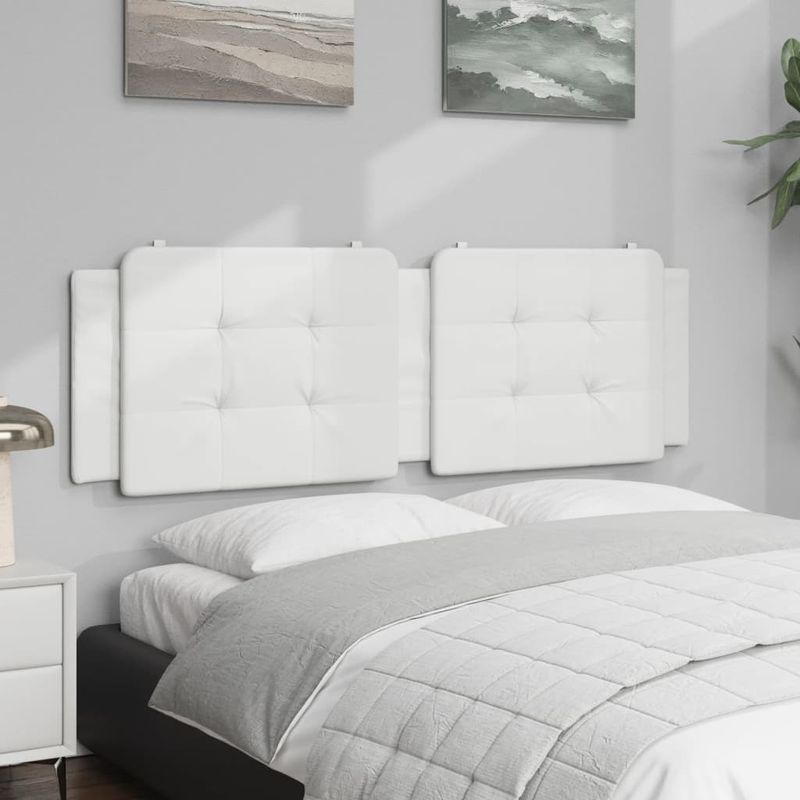 Casa si Gradina - Mobilier - Paturi si accesorii - Accesorii paturi - Tablie de pat Alb 140 cm Lemn compozit - Infinity.ro