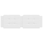 Casa si Gradina - Mobilier - Paturi si accesorii - Accesorii paturi - Tablie de pat Alb 140 cm Lemn compozit - Infinity.ro