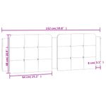 Casa si Gradina - Mobilier - Paturi si accesorii - Accesorii paturi - Tablie de pat Alb 140 cm Lemn compozit - Infinity.ro