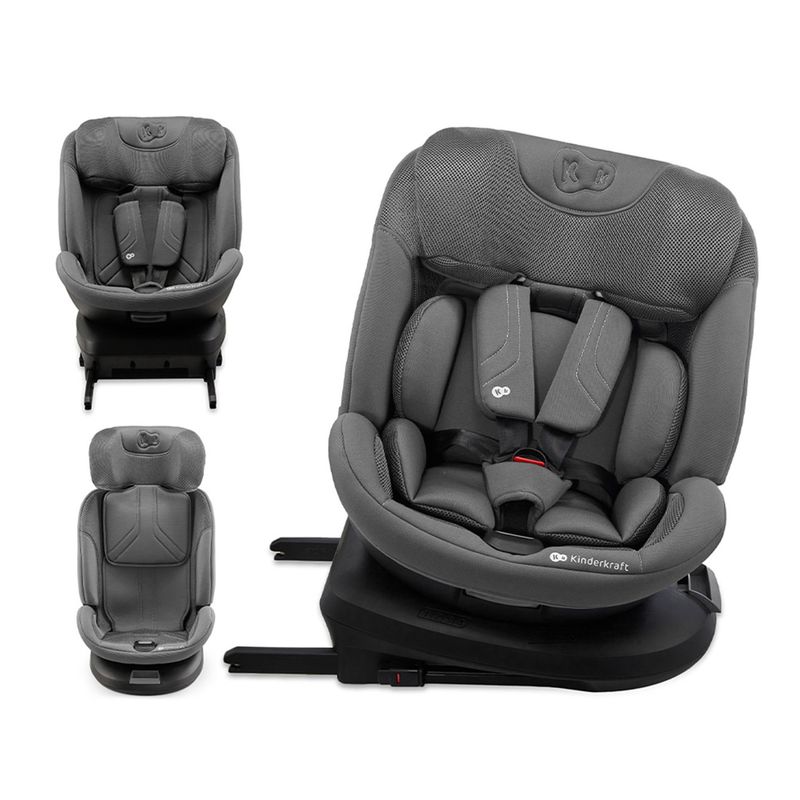 Jucarii, Copii si Bebe - Carucioare si articole de transport - Scaune auto copii - Scaun auto Kinderkraft xpedition 3 i-size 40-150 cm, grey - Infinity.ro