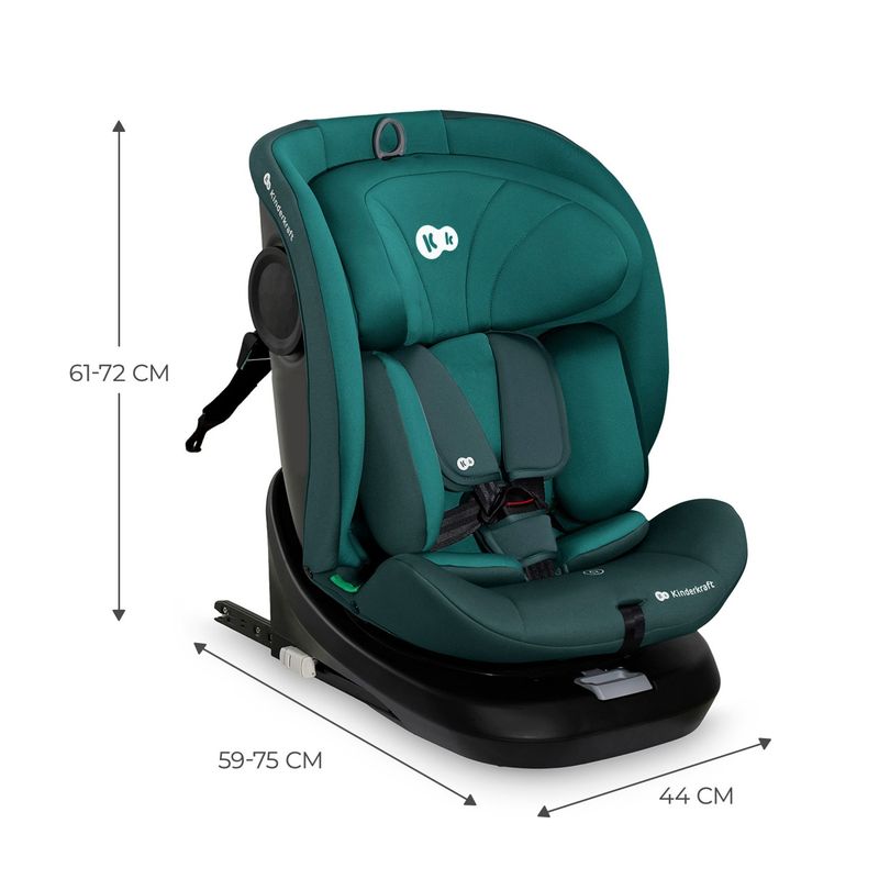 Jucarii, Copii si Bebe - Carucioare si articole de transport - Scaune auto copii - Scaun auto Kinderkraft i-grow i-size 40-150 cm, blue - Infinity.ro