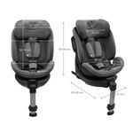 Jucarii, Copii si Bebe - Carucioare si articole de transport - Scaune auto copii - Scaun auto Kinderkraft xrider 2 i-size 40-150 cm grey - Infinity.ro