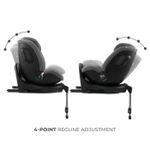 Jucarii, Copii si Bebe - Carucioare si articole de transport - Scaune auto copii - Scaun auto Kinderkraft xrider 2 i-size 40-150 cm grey - Infinity.ro