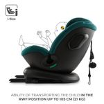 Jucarii, Copii si Bebe - Carucioare si articole de transport - Scaune auto copii - Scaun auto Kinderkraft xpedition 3 i-size 40-150 cm, green - Infinity.ro