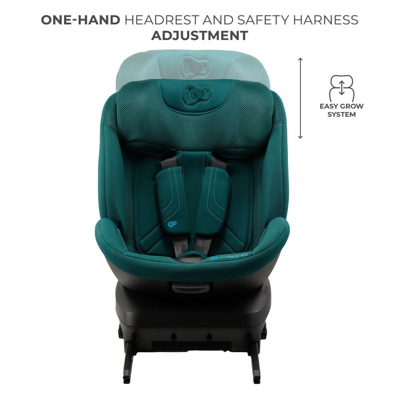 Jucarii, Copii si Bebe - Carucioare si articole de transport - Scaune auto copii - Scaun auto Kinderkraft xpedition 3 i-size 40-150 cm, green - Infinity.ro