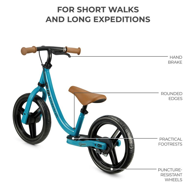 Sport si Outdoor - Ciclism - Biciclete pentru copii - Bicicleta fara pedale Kinderkraft space dark blue - Infinity.ro