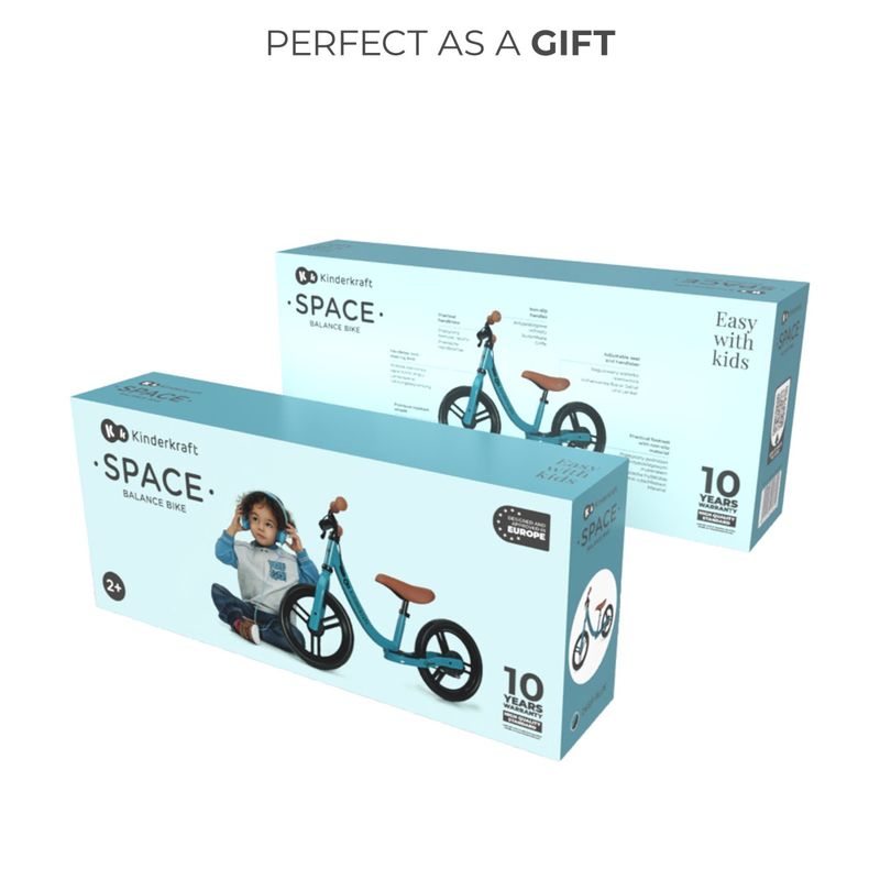 Sport si Outdoor - Ciclism - Biciclete pentru copii - Bicicleta fara pedale Kinderkraft space dark blue - Infinity.ro