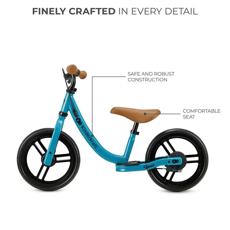 Sport si Outdoor - Ciclism - Biciclete pentru copii - Bicicleta fara pedale Kinderkraft space dark blue - Infinity.ro