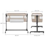 Casa si Gradina - Mobilier - Mobilier copii - Patuturi copii - Patut co-sleeper Kinderkraft neste up 2, bej - Infinity.ro