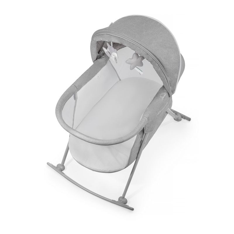 Casa si Gradina - Mobilier - Mobilier copii - Patuturi copii - Patut Kinderkraft lovi, 3 in 1, grey - Infinity.ro
