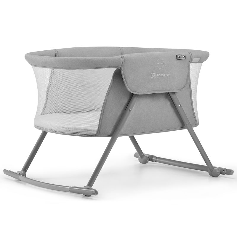 Casa si Gradina - Mobilier - Mobilier copii - Patuturi copii - Patut Kinderkraft lovi, 3 in 1, grey - Infinity.ro