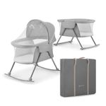 Casa si Gradina - Mobilier - Mobilier copii - Patuturi copii - Patut Kinderkraft lovi, 3 in 1, grey - Infinity.ro