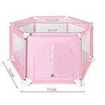 Casa si Gradina - Mobilier - Mobilier copii - Tarcuri copii - Spatiu de joaca tarc pentru copii culoare roz - Infinity.ro