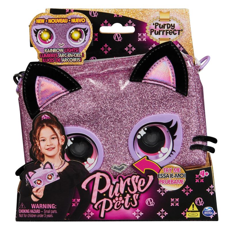 Jucarii, Copii si Bebe - Jucarii si jocuri - Papusi si accesorii - Papusi - Purse pets rainbow lights gentuta interactiva purdy purrfect - Infinity.ro