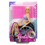 Jucarii, Copii si Bebe - Jucarii si jocuri - Papusi si accesorii - Papusi - Barbie papusa barbie blonda in scaun cu rotile - Infinity.ro