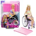 Jucarii, Copii si Bebe - Jucarii si jocuri - Papusi si accesorii - Papusi - Barbie papusa barbie blonda in scaun cu rotile - Infinity.ro