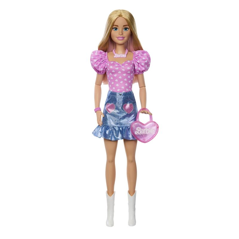 Jucarii, Copii si Bebe - Jucarii si jocuri - Papusi si accesorii - Papusi - Barbie papusa barbie blonda 71cm - Infinity.ro