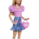 Jucarii, Copii si Bebe - Jucarii si jocuri - Papusi si accesorii - Papusi - Barbie papusa barbie blonda 71cm - Infinity.ro