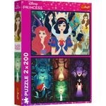 Jucarii, Copii si Bebe - Jucarii si jocuri - Jocuri si puzzle - Puzzle - Puzzle Trefl 2x200 disney frumoasele printese - Infinity.ro