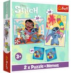 Jucarii, Copii si Bebe - Jucarii si jocuri - Jocuri si puzzle - Puzzle - Puzzle Trefl 2in1 memo moomin disney stitch lilo - Infinity.ro