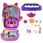 Jucarii, Copii si Bebe - Jucarii si jocuri - Jucarii de rol - Frumusete, bijuterii si accesorii fetite - Polly pocket set gentuta animalut ponei la rodeo cu accesorii - Infinity.ro