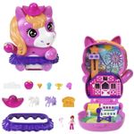 Jucarii, Copii si Bebe - Jucarii si jocuri - Jucarii de rol - Frumusete, bijuterii si accesorii fetite - Polly pocket set gentuta animalut ponei la rodeo cu accesorii - Infinity.ro