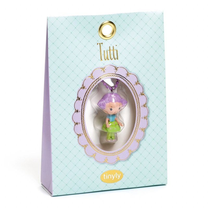 Jucarii, Copii si Bebe - Jucarii si jocuri - Jucarii de rol - Frumusete, bijuterii si accesorii fetite - Lantisor cu pandantiv tinyly tutti, djeco - Infinity.ro