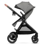 Jucarii, Copii si Bebe - Carucioare si articole de transport - Carucioare - Carucioare 3 in 1 - Carucior Kinderkraft esme, 3 in 1, moonlight grey - Infinity.ro