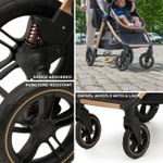 Jucarii, Copii si Bebe - Carucioare si articole de transport - Carucioare - Carucioare 3 in 1 - Carucior Kinderkraft esme, 3 in 1, moonlight grey - Infinity.ro