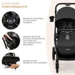 Jucarii, Copii si Bebe - Carucioare si articole de transport - Carucioare - Carucioare 3 in 1 - Carucior Kinderkraft yoxi 3in1 (mink pro) moon grey - Infinity.ro