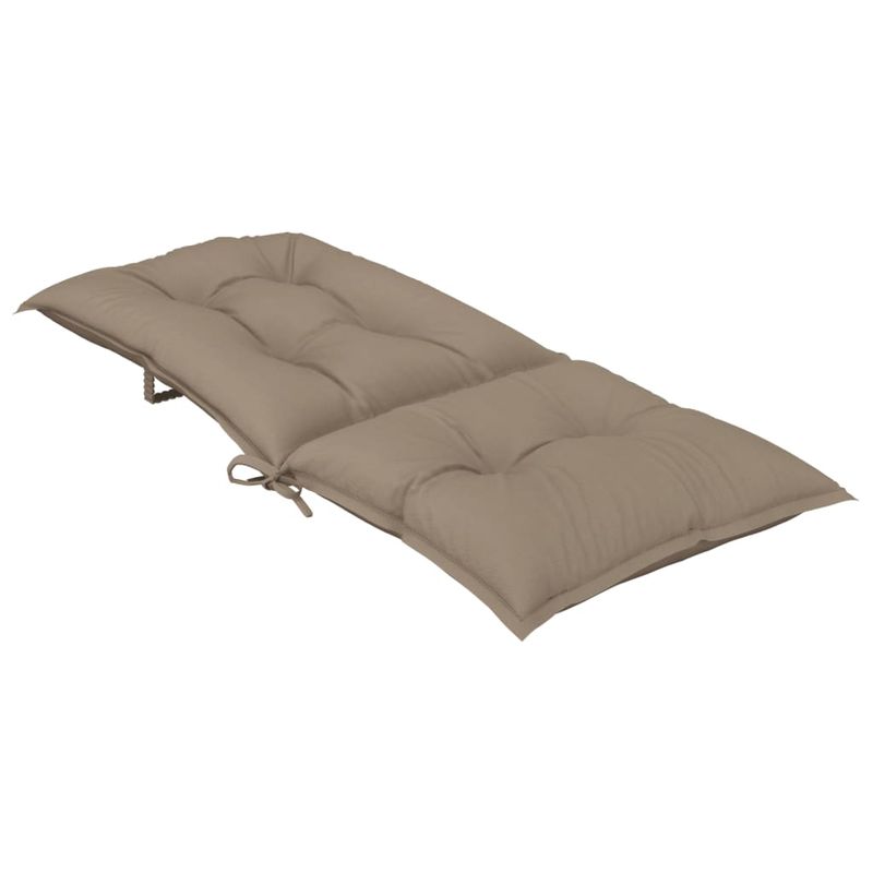 Casa si Gradina - Textile si covoare - Perne si pilote - Perne decorative - Perne scaun cu spatar inalt 4 buc. gri taupe 120x50x7 cm textil - Infinity.ro