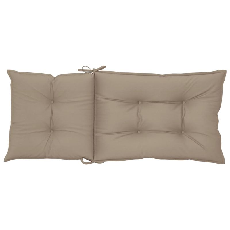 Casa si Gradina - Textile si covoare - Perne si pilote - Perne decorative - Perne scaun cu spatar inalt 4 buc. gri taupe 120x50x7 cm textil - Infinity.ro