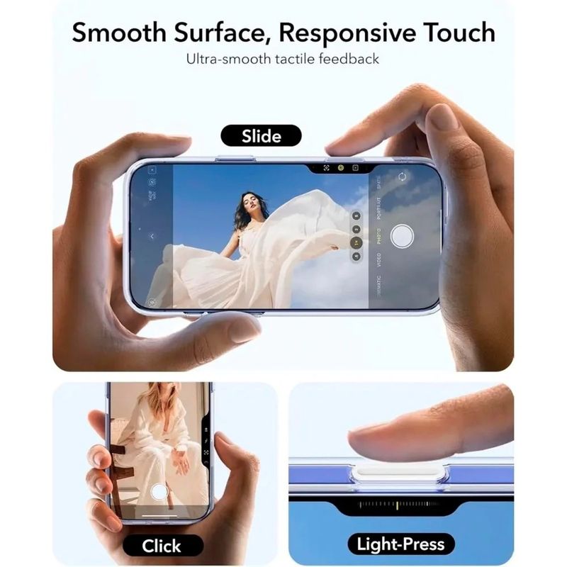Laptop, Telefoane si Tablete - Telefoane mobile si accesorii - Accesorii Telefoane - Huse telefoane - Husa pentru iPhone 16 - ESR Classic Hybrid HaloLock Kickstsi - Transparent - Infinity.ro
